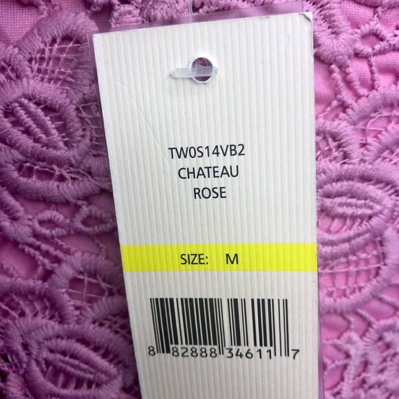 Nanette Nanette Lepore Chateau Rose Lace Tank Top - Size Medium - Picture 12 of 12